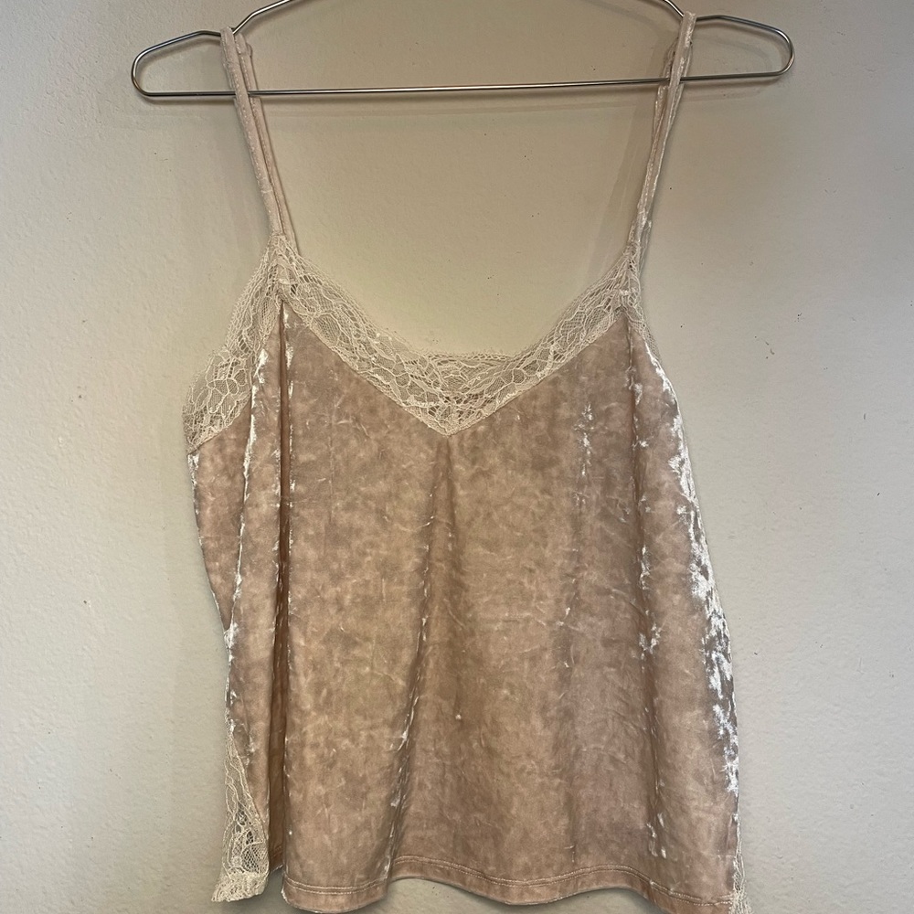 Vintage Velvet Lace Top